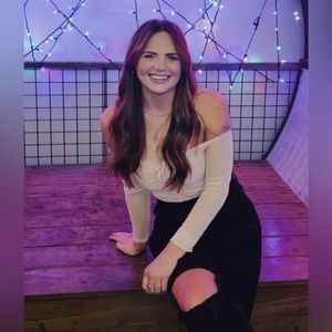 Pretty Little Thing off the shoulder cinched mesh bodysuit - light pink